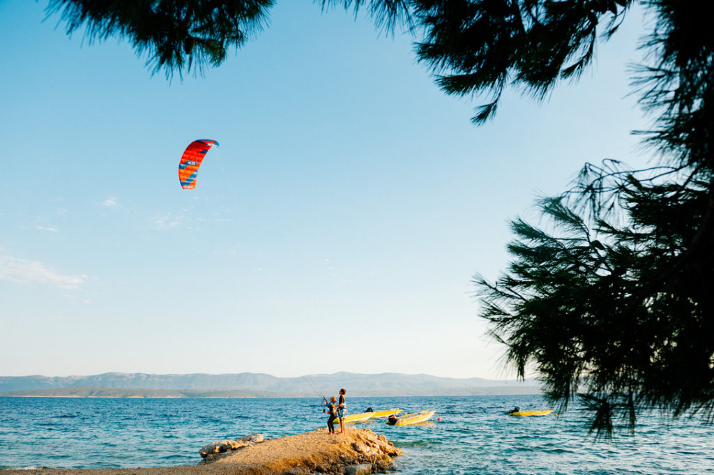 Kiteboarding school